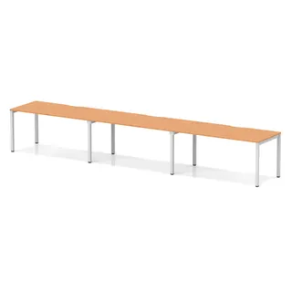 Evolve Plus Single Row Bench Desk - 3 Person