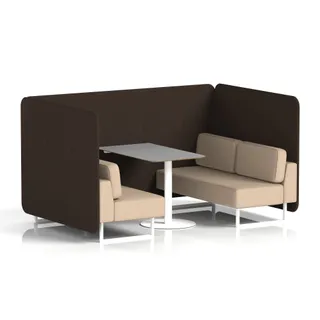 Brixworth Bench Booth in Two Tone