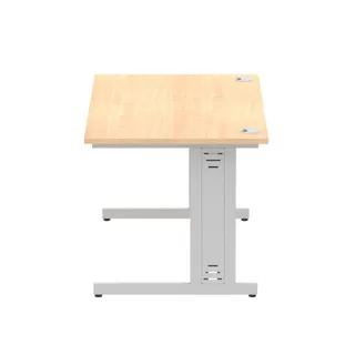 Impulse Straight Desk Cable Managed Leg
