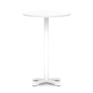 Italia Round Poseur Table With Cross Base