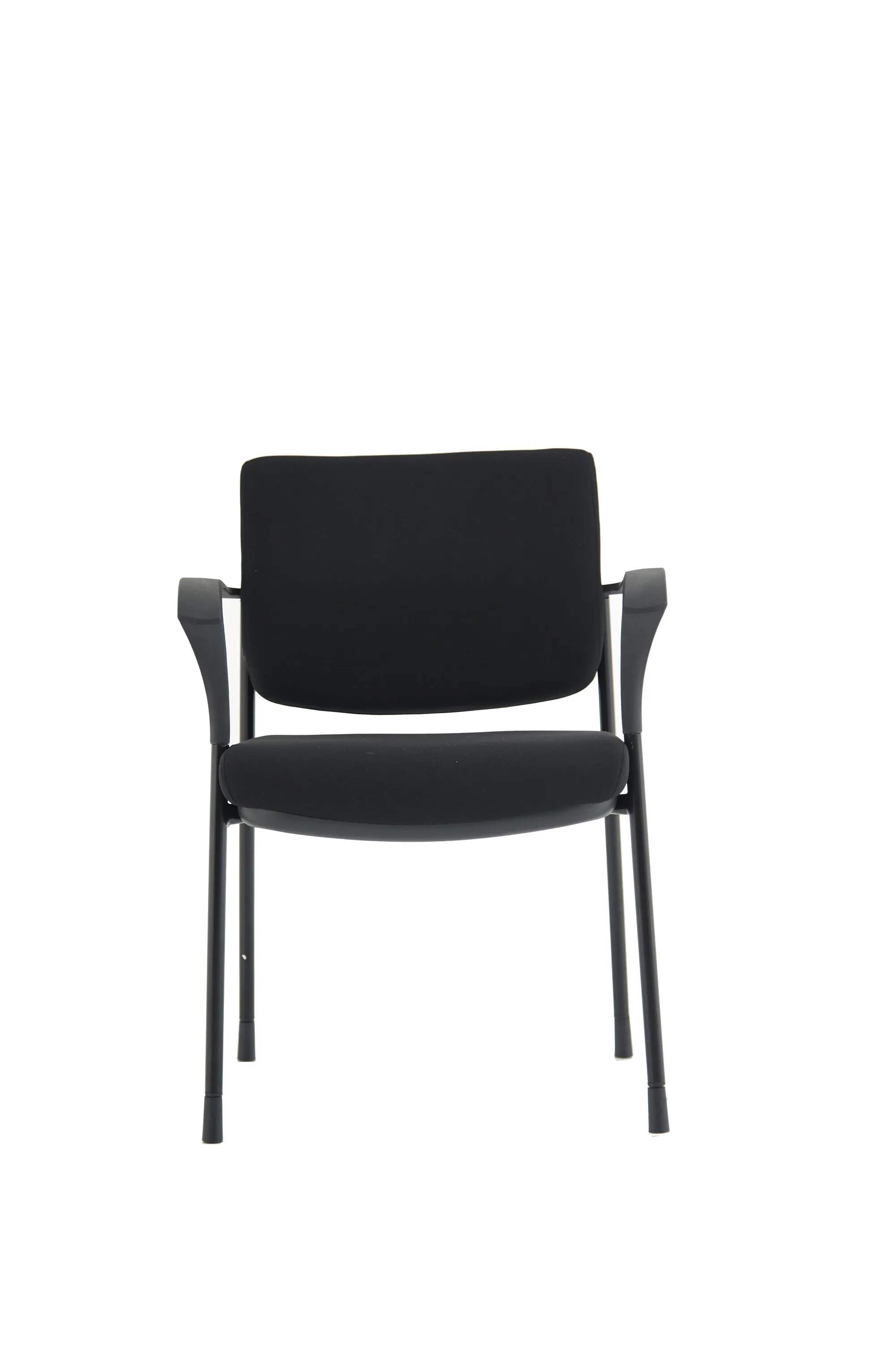 Brunswick Deluxe Medium Back Stacking Visitor Office Chair with Arms