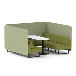 Brixworth Bench Booth in Two Tone