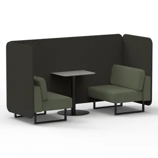Brixworth Bench Booth in Two Tone