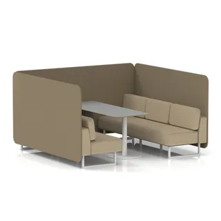 Brixworth Bench Booth in Two Tone