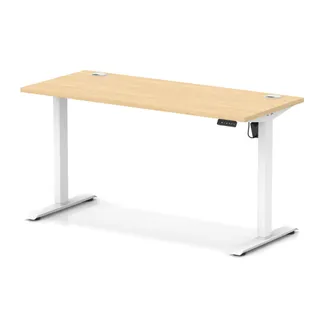 EE - Air Lite Height Adjustable Slimline Desk With Cable Ports