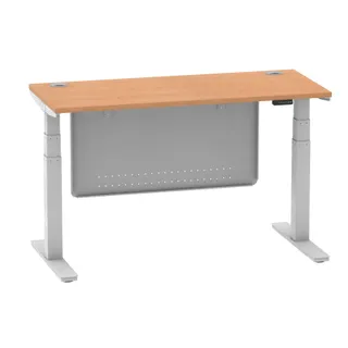 Air Height Adjustable Slimline Desk With Cable Ports