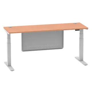 Air Height Adjustable Slimline Desk With Cable Ports