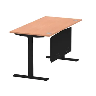 Air Height Adjustable Desk With Cable Ports