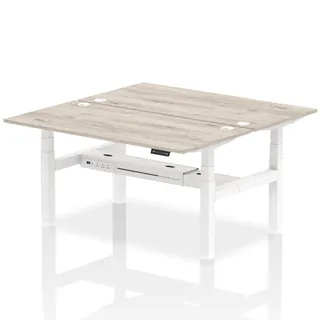 OE - Air Back-to-Back Height Adjustable Bench Desk - 2 Person