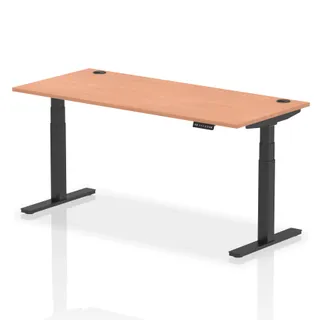 EE - Air Height Adjustable Desk With Cable Ports