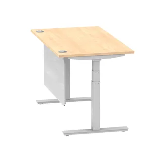 Air Height Adjustable Desk With Cable Ports