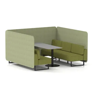 Brixworth Bench Booth in Two Tone