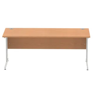 Impulse Straight Desk Cable Managed Leg