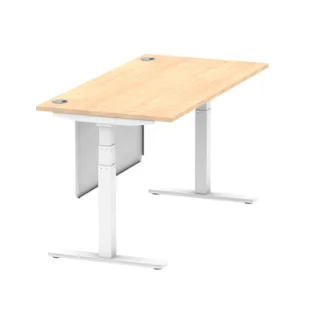 Air Height Adjustable Desk With Cable Ports
