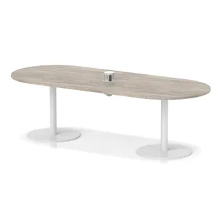 Italia Volta Poseur Boardroom Table With Pop-up Power Module