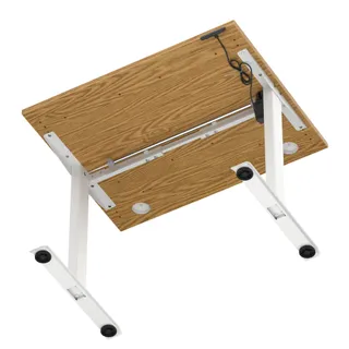 Air Lite Height Adjustable Desk With Cable Ports