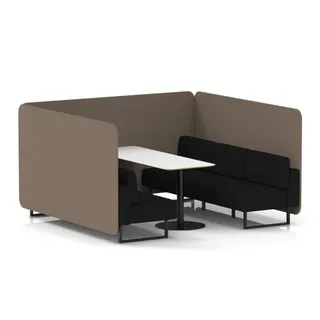 Brixworth Bench Booth in Two Tone