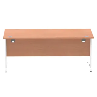 Impulse Straight Desk Cable Managed Leg