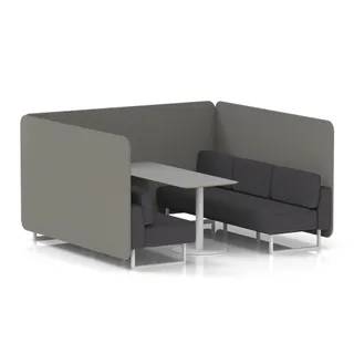 Brixworth Bench Booth in Two Tone
