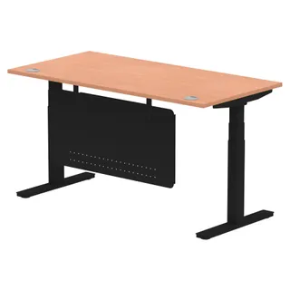 Air Height Adjustable Desk With Cable Ports