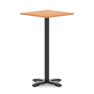 EE - Italia Square Poseur Table With Cross Base