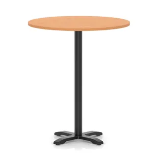 Italia Round Poseur Table With Cross Base