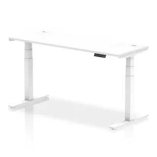 EE - Air Height Adjustable Slimline Desk With Cable Ports