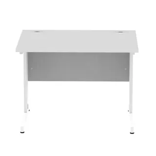 Impulse Straight Desk Cable Managed Leg