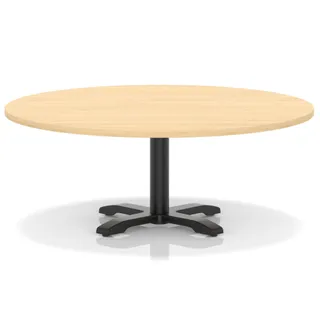 Italia Round Coffee Table With Cross Base
