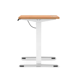 Air Lite Height Adjustable Slimline Desk With Cable Ports