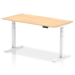 EE - Air Height Adjustable Desk With Cable Ports