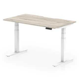 Air Scalloped Edge Height Adjustable Office Desk