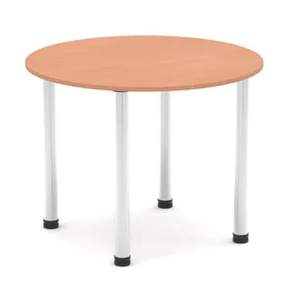 Impulse Round Table With Post Leg