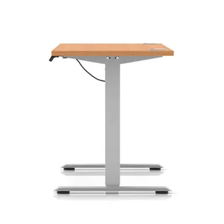 Air Lite Height Adjustable Slimline Desk With Cable Ports