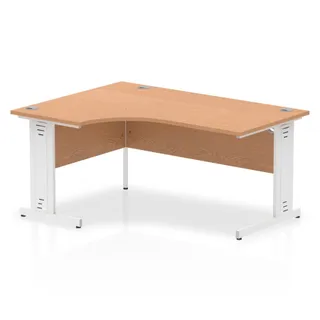 Impulse Crescent Desk Cable Managed Leg