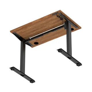 Air Lite Height Adjustable Slimline Desk With Cable Ports