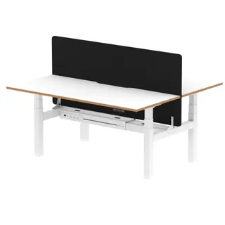 Oslo Air Back-to-Back Height Adjustable Bench Desk