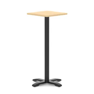 EE - Italia Square Poseur Table With Cross Base