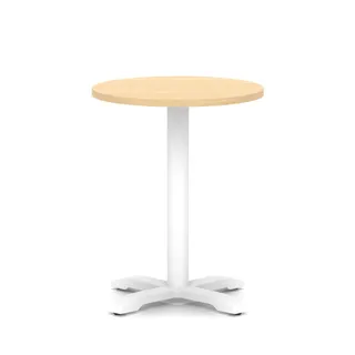 Italia Round Poseur Table With Cross Base