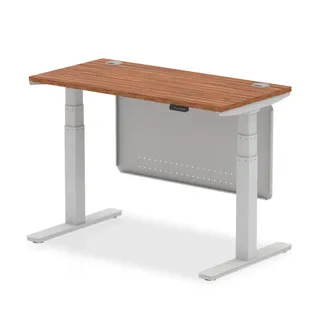 Air Height Adjustable Slimline Desk With Cable Ports