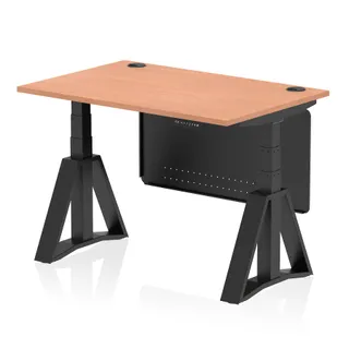 Air Height Adjustable Desk With Cable Ports