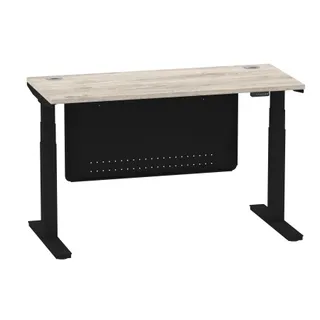 Air Height Adjustable Slimline Desk With Cable Ports