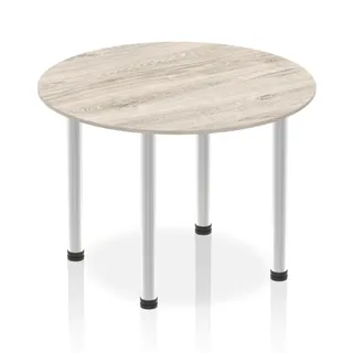 Impulse Round Table With Post Leg
