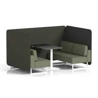 Brixworth Bench Booth in Two Tone