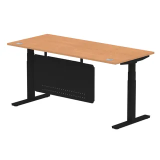Air Height Adjustable Desk With Cable Ports