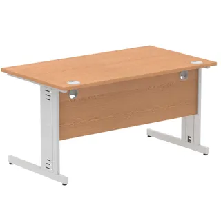 Impulse Straight Desk Cable Managed Leg