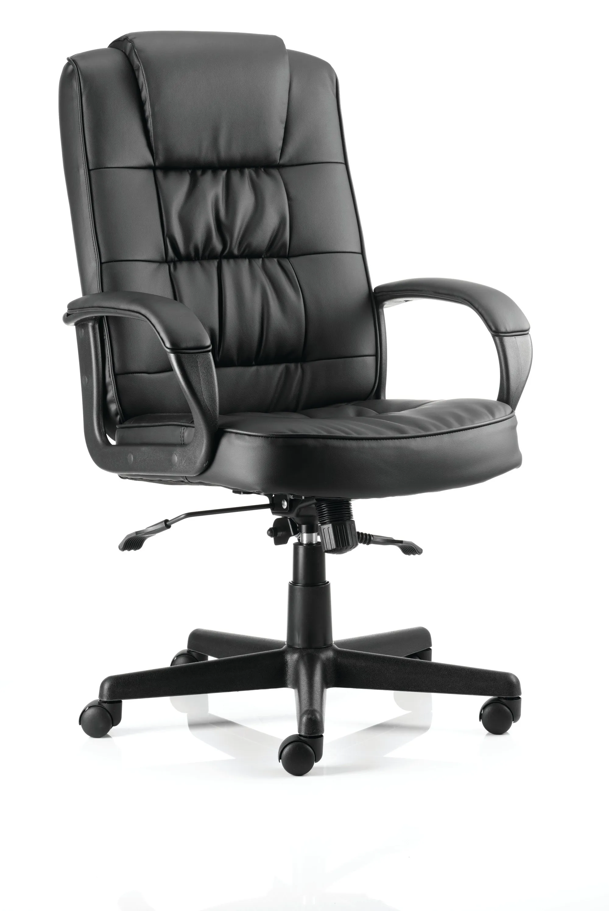 Moore High Back Black Executive Office Chair with Arms