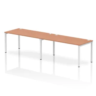 Impulse Single Row Bench Desk - 2 Person