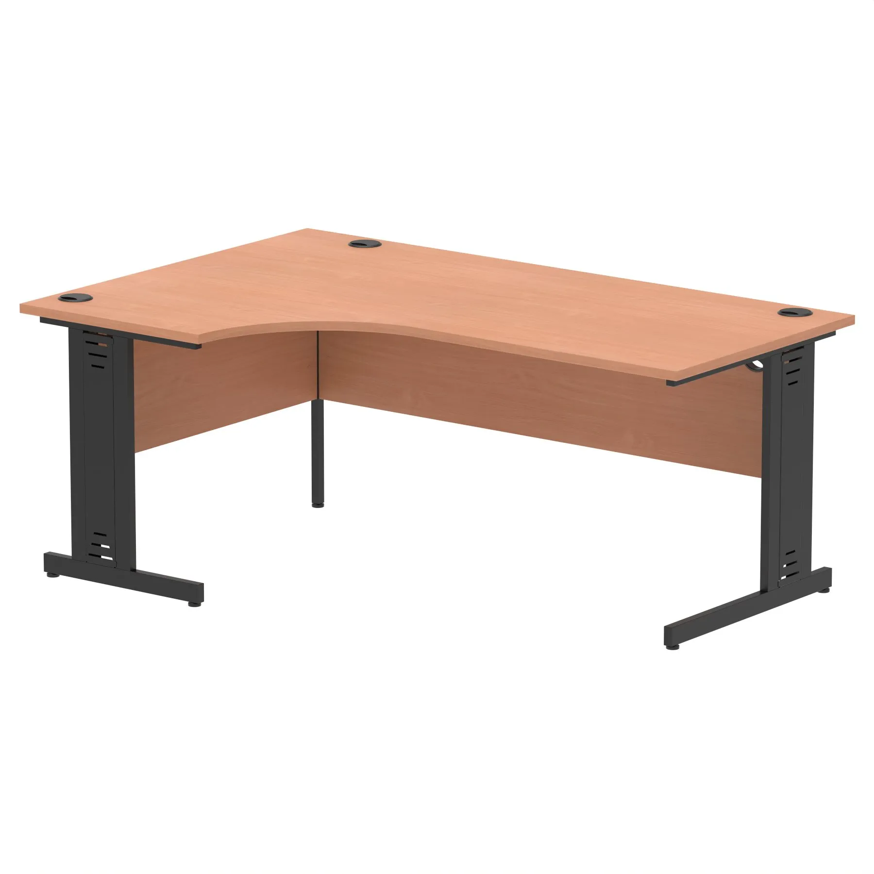 Impulse Crescent Desk Cable Managed Leg