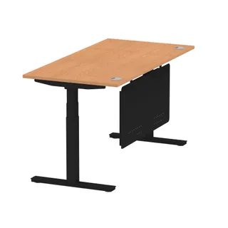 Air Height Adjustable Desk With Cable Ports